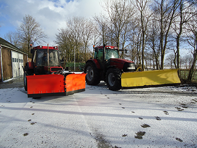 Sneeuw schuiven & zout strooien