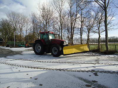 Sneeuw schuiven & zout strooien