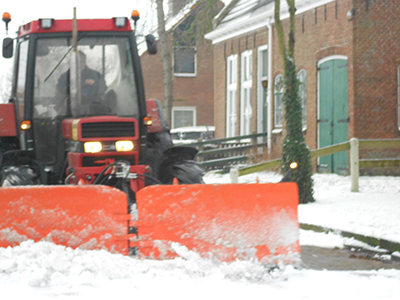 Sneeuw schuiven & zout strooien